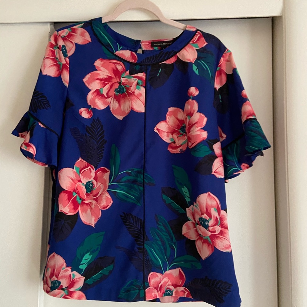 Banana republic short sleeve blouse